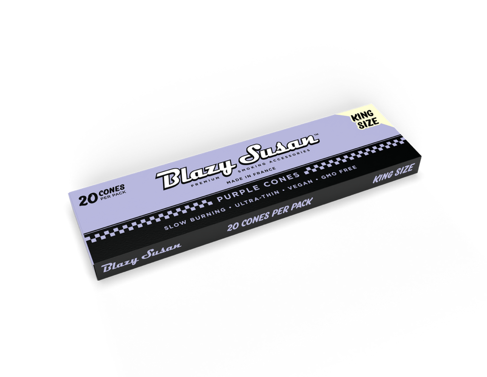 Photograph of product: Blazy Susan Cones 20pk - Purple Shortys