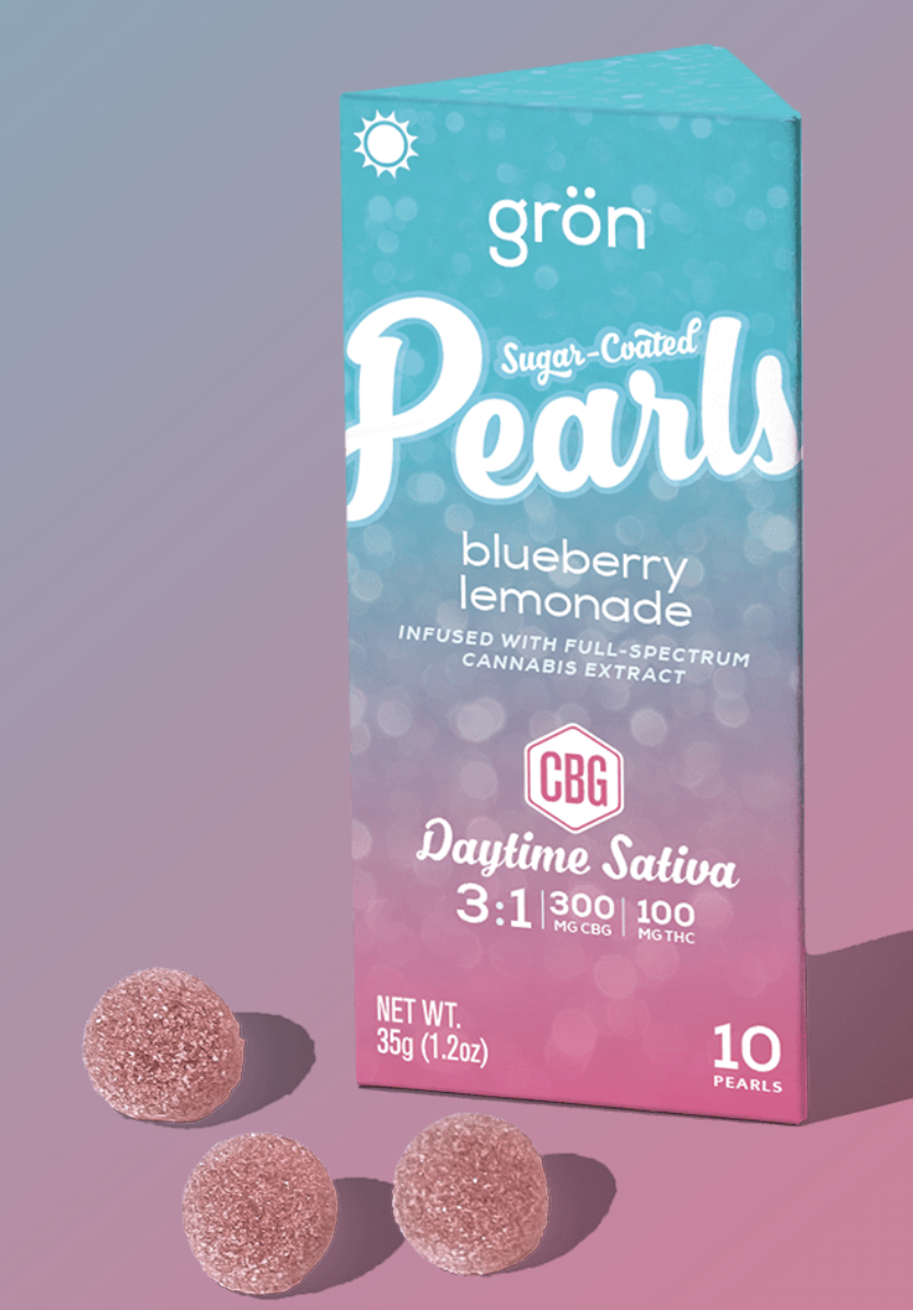 Photograph of product: Blueberry Lemonade - 3:1 100mg TH-oui 300mg CBG - 10pck Rosin Gummies