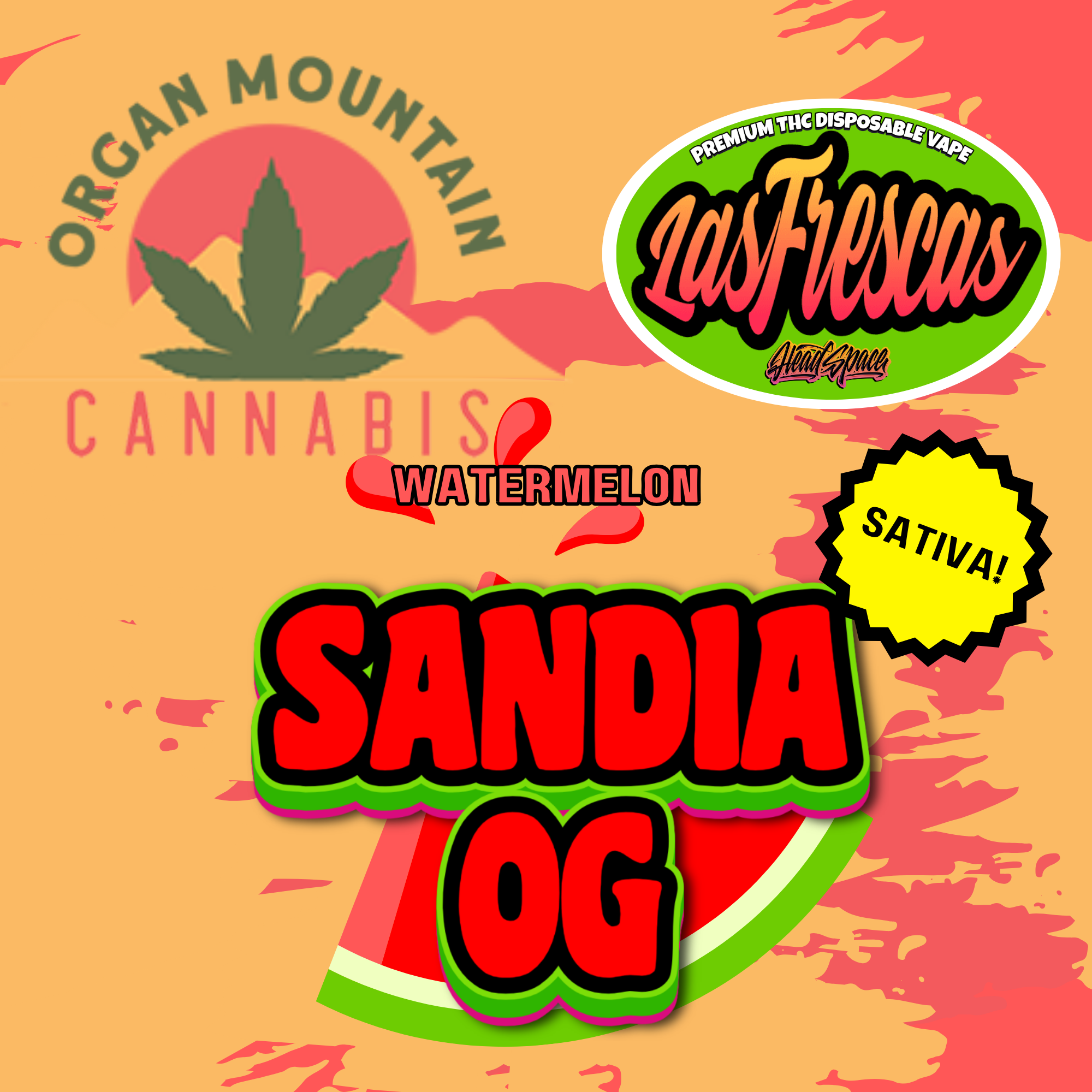 Photograph of product: Head Space x OMC - Sandia OG (S) - Disposable
