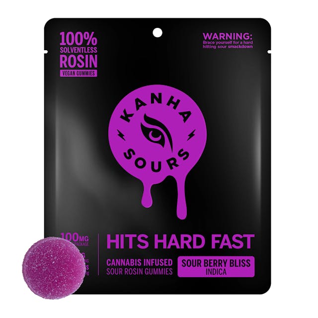 Photograph of product: Sour Berry Bliss Vegan Solventless (100mg) - 