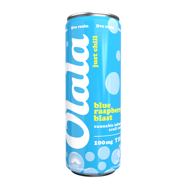 Photograph of product: Blue Raspberry Infused Beverage - 100mg - 