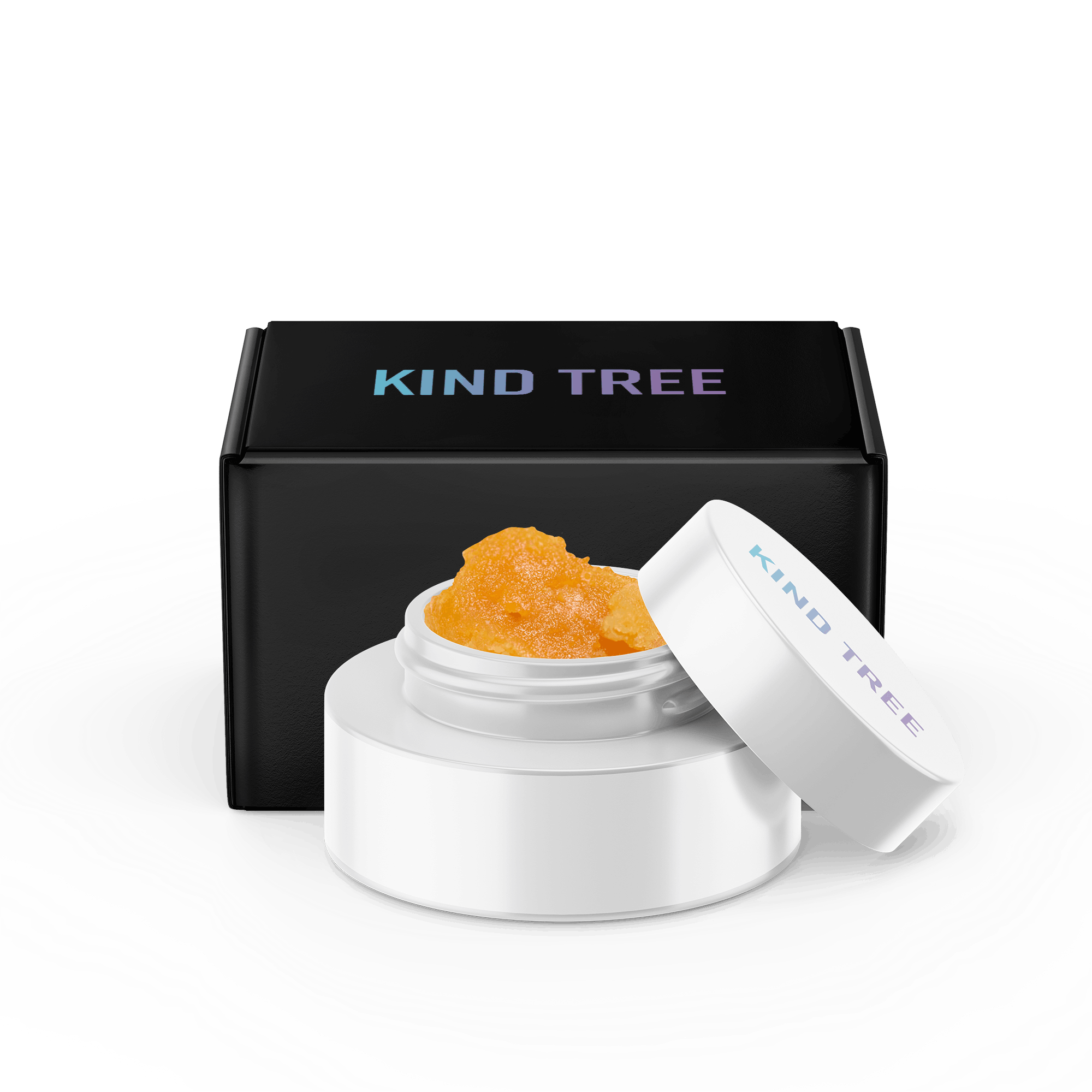Photograph of product: Kind Tree | Platinum Peaches | 1g Live Resin Sugar