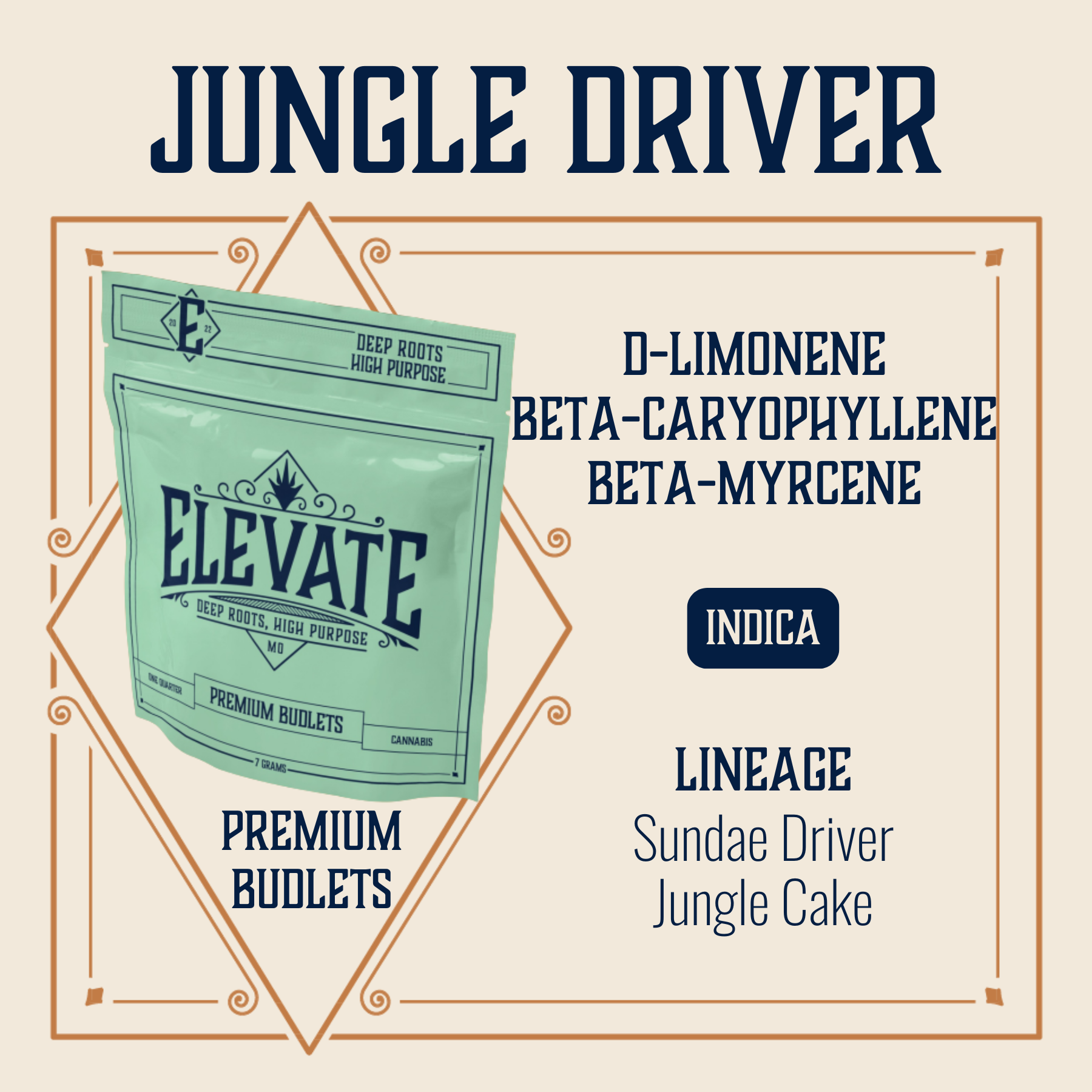Photograph of product: Jungle Driver Budlets | 7g