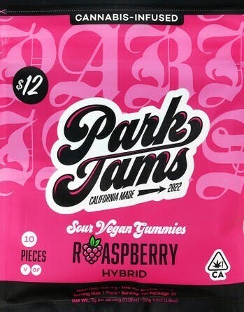 Photograph of product: Park Jamz 100 mg Gummy l Strawberry