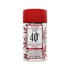 Photograph of product: Strawberry Cough 40's 5pk Infused Pre-roll (2.5g) - 
