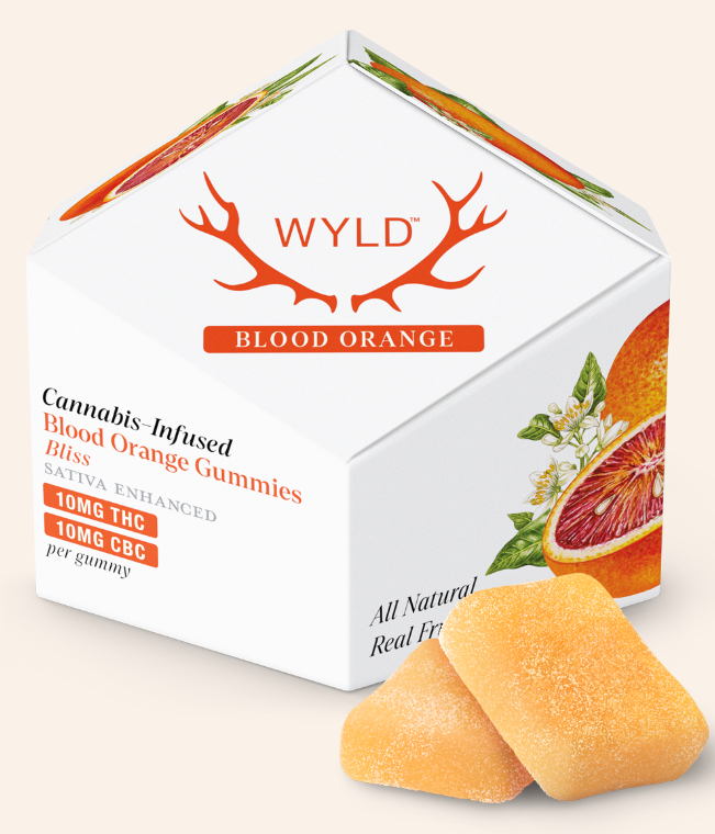 Photograph of product: Wyld - Gummies - CBC - 1:1 Blood Orange - 100mgTH-oui/100mgCBC