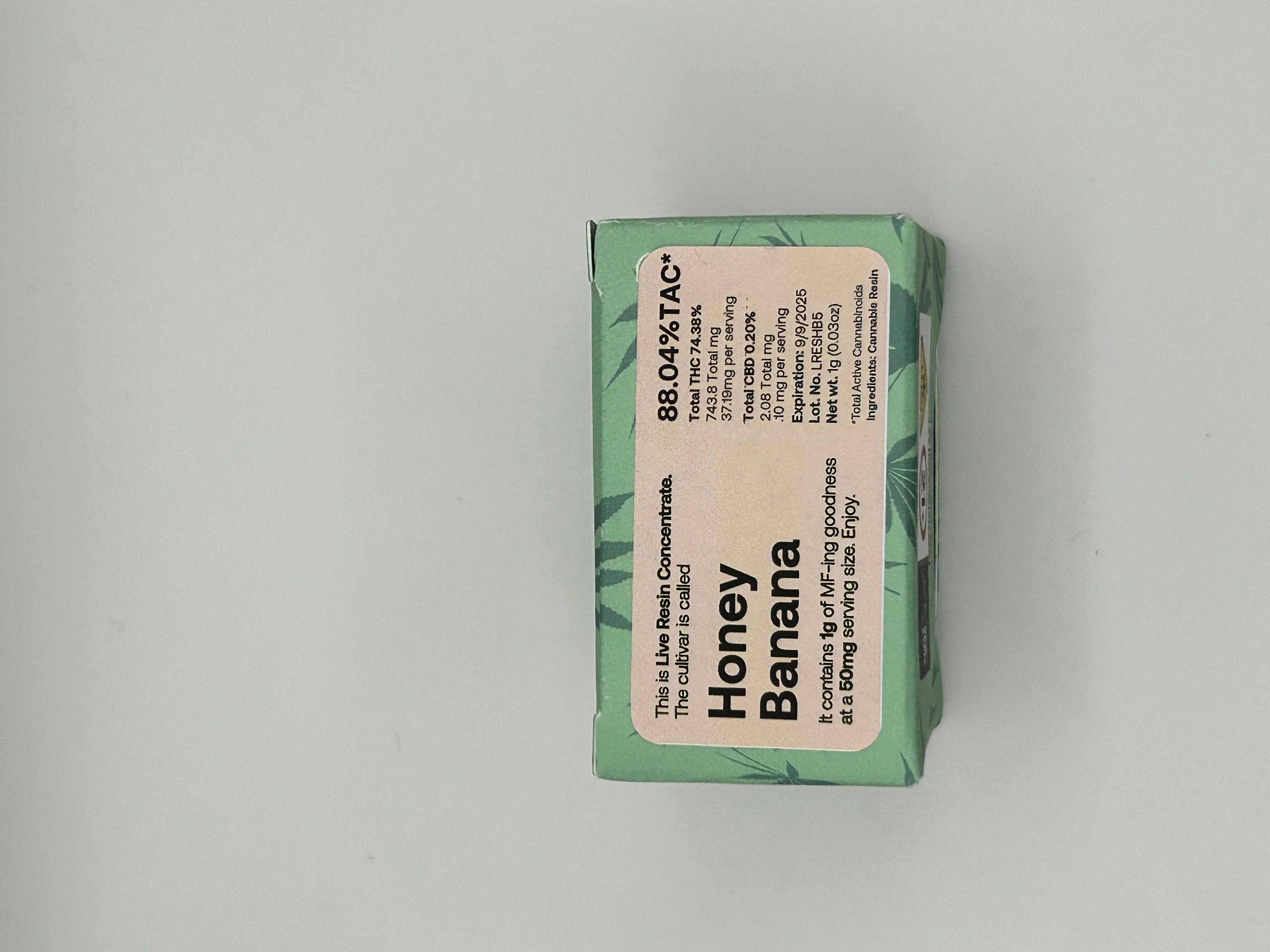 Photograph of product: MFNY - Honey Banana Live Resin Badder Concentrate
