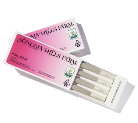 Photograph of product: Sonoma Hills Farm | Sungrown Preroll (3.2g-4pk) Pink Jesus (S)