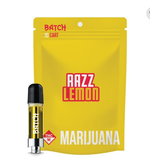 Photograph of product: BATCH 1G RAZZLEMON 510 CARTRIDGE