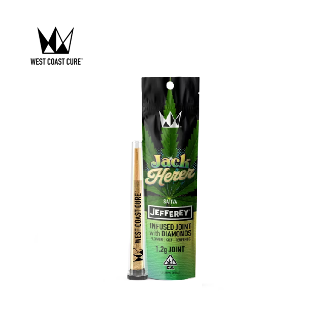 Photograph of product: JACK HERER 1.2G JEFFEREY INFUSED PREROLL