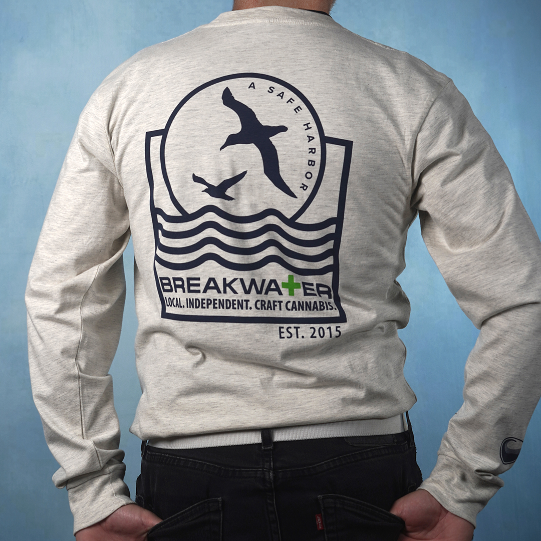 Photograph of product: Long Sleeve Oatmeal T-Shirt (XXL)