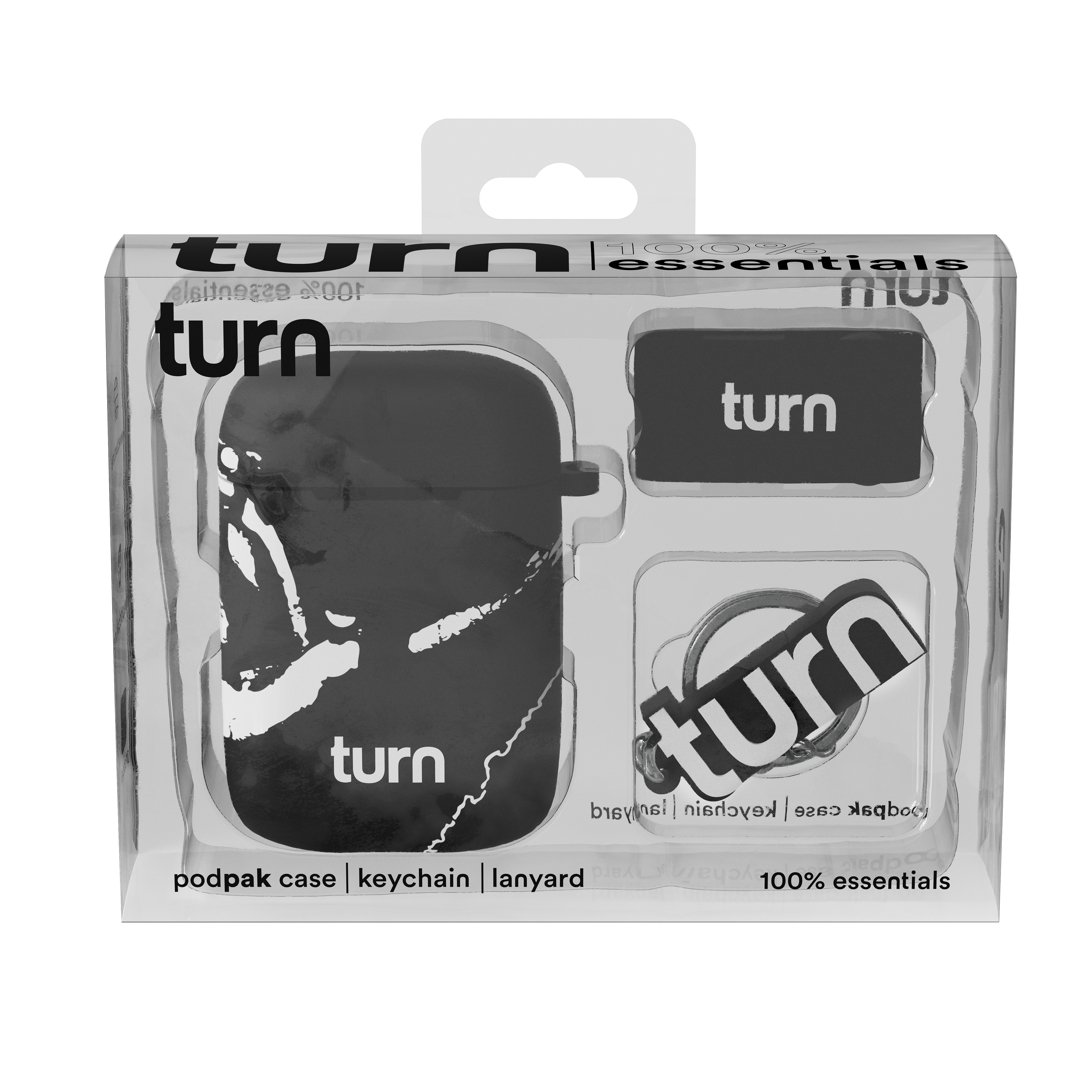 Photograph of product: TURN | 100% ESSENTIAL KIT | MARBLE BLACK/WHITE