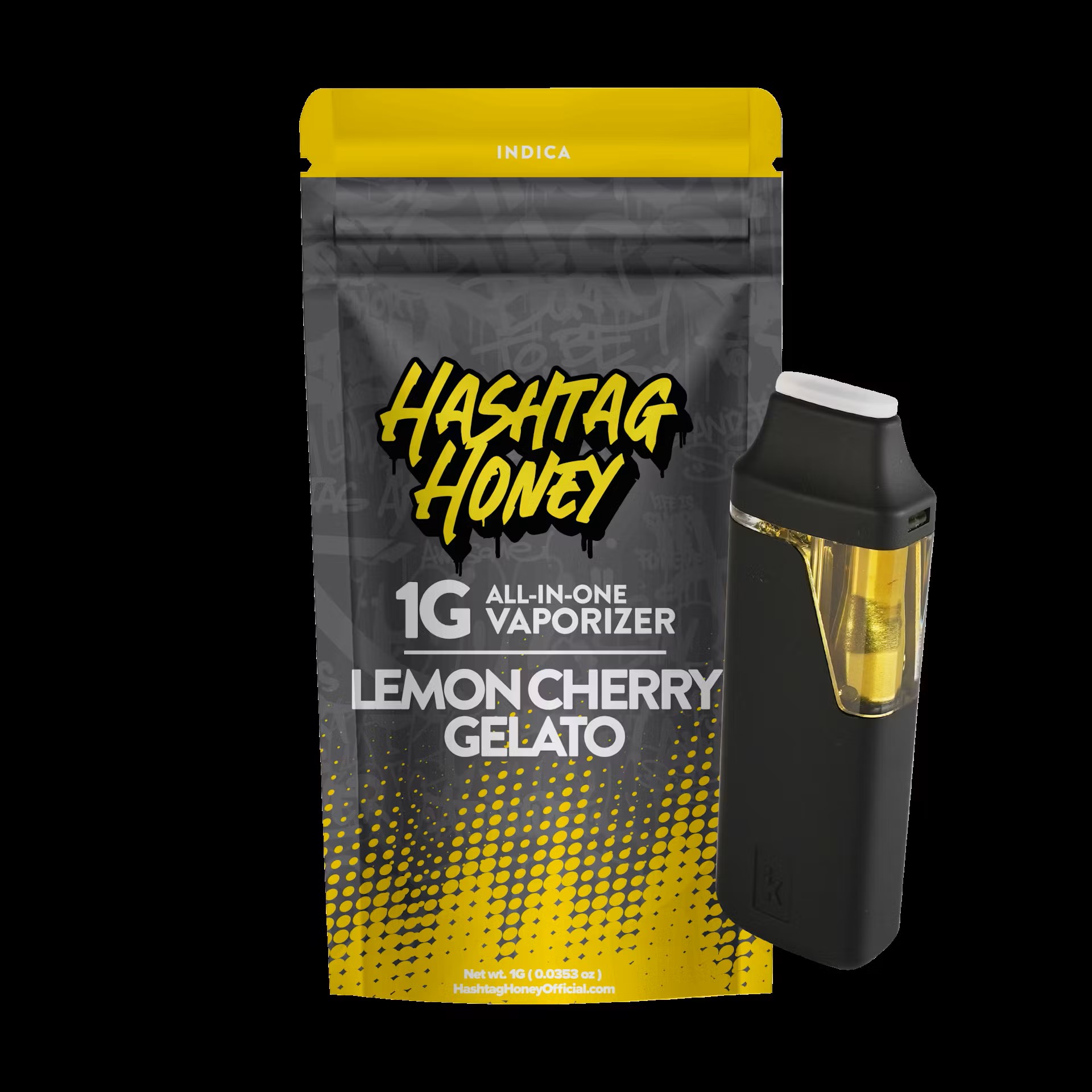 Photograph of product: au chocolattag Honey | Lemon Cherry Gelato | 1g | AIO | (I)