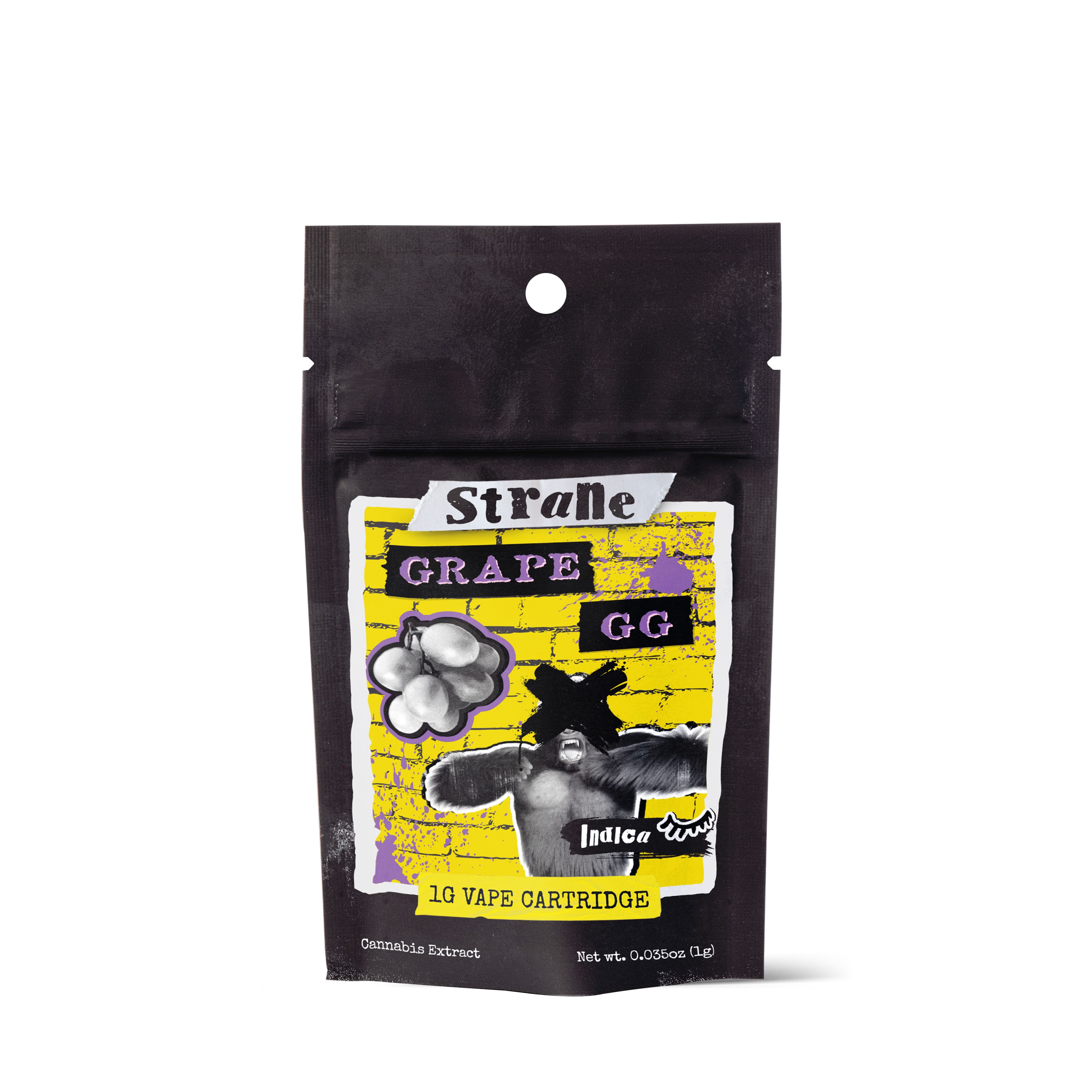 Photograph of product: Grape GG Oil Cartridge 1g
