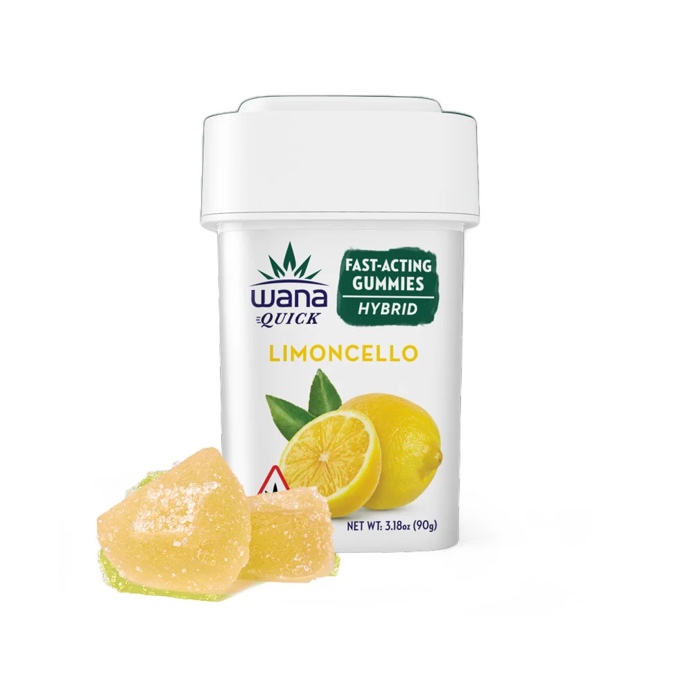 Photograph of product: Wana Limoncello Gummies 10pk 100mg