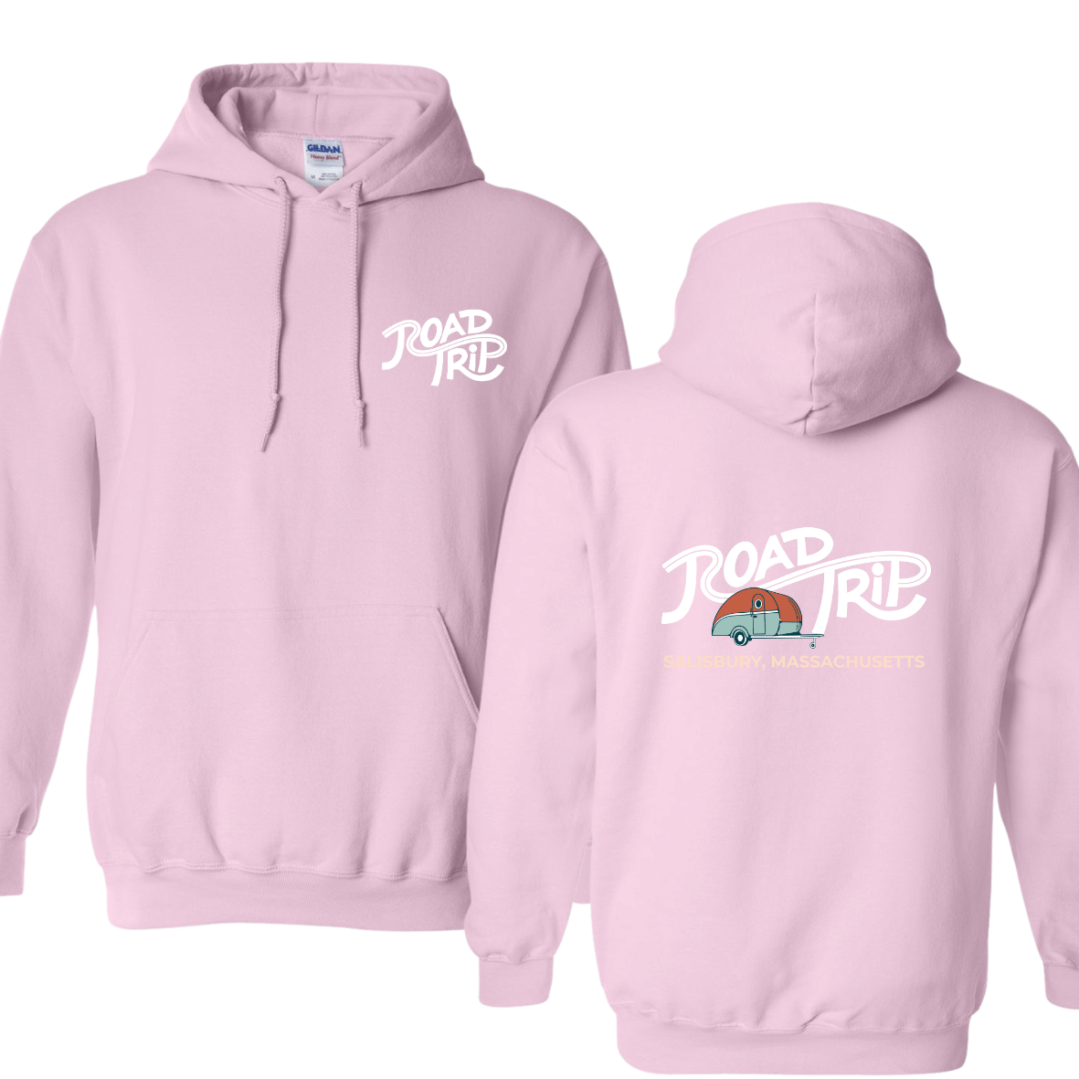 Photograph of product: RoadTrip Hoodie | Light Pink | XL