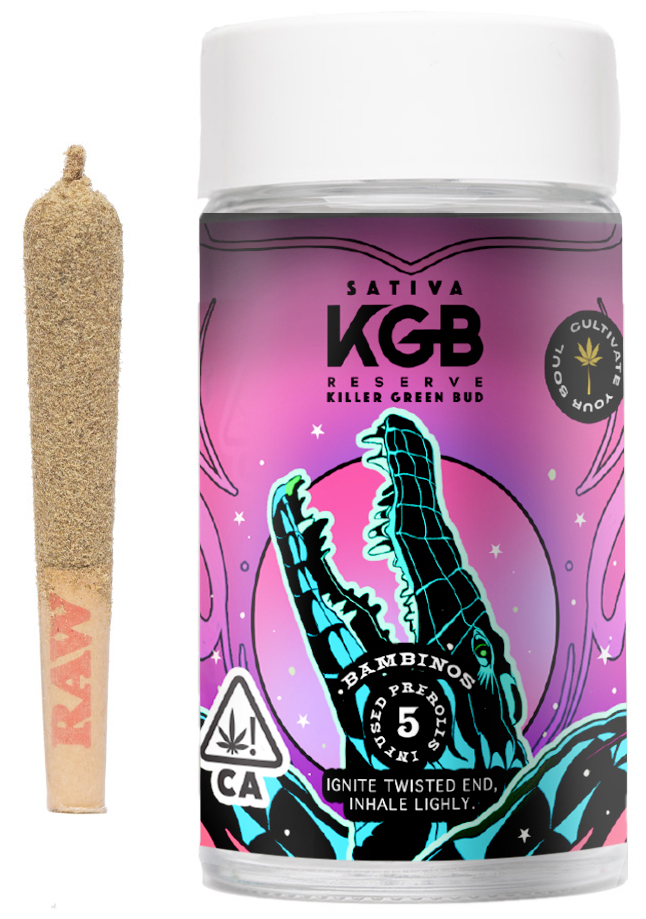 Photograph of product: KGB | Bambinos | Sour Diesel | 5pk