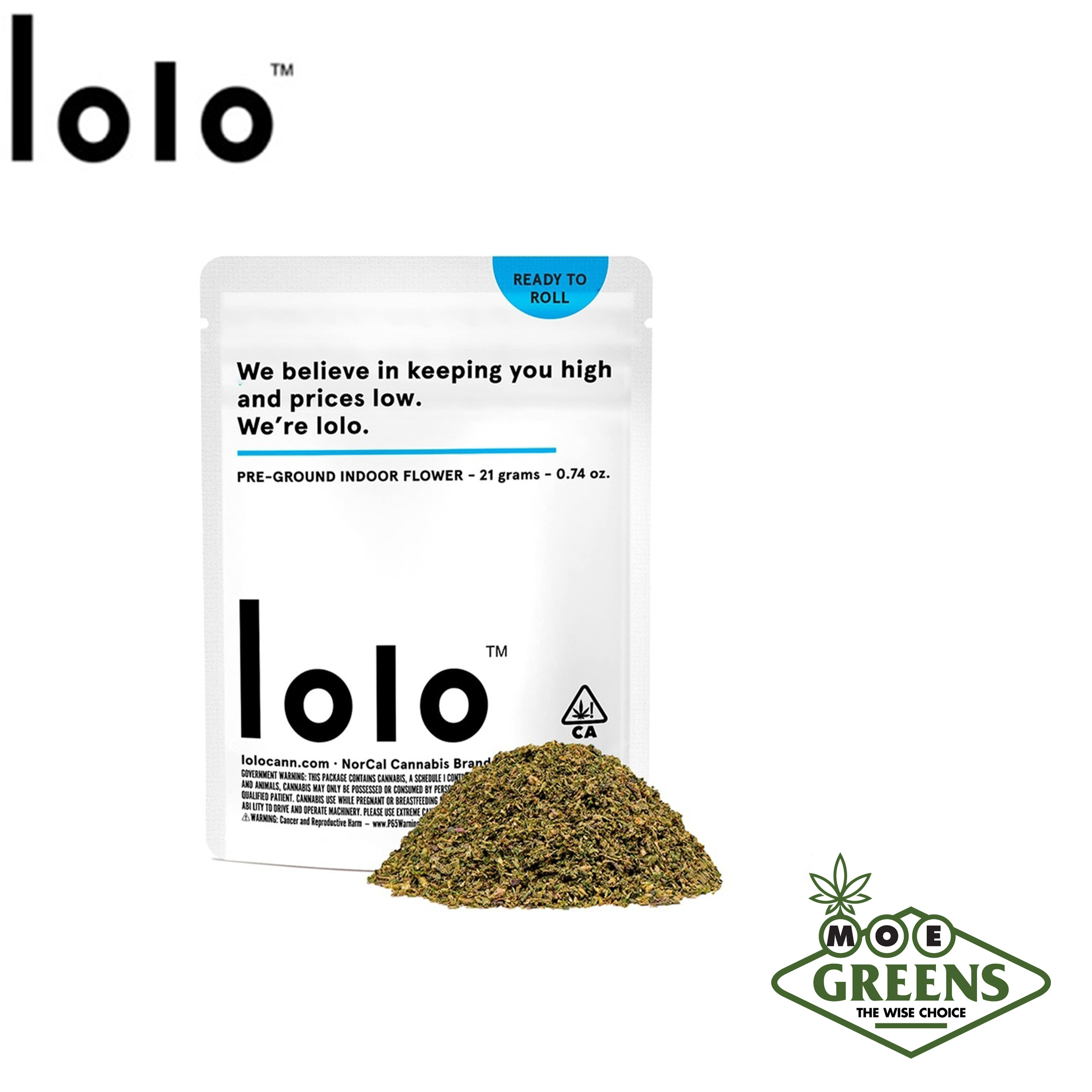 Photograph of product: BLUEBERRY THINMINT READY-TO-ROLL [21G]