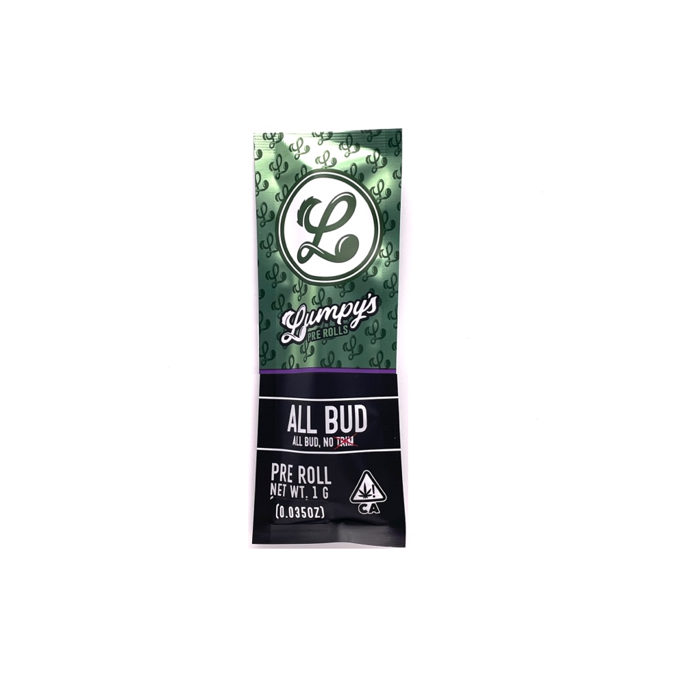 Photograph of product: ZOAP PREROLL 1G - LUMPY'S