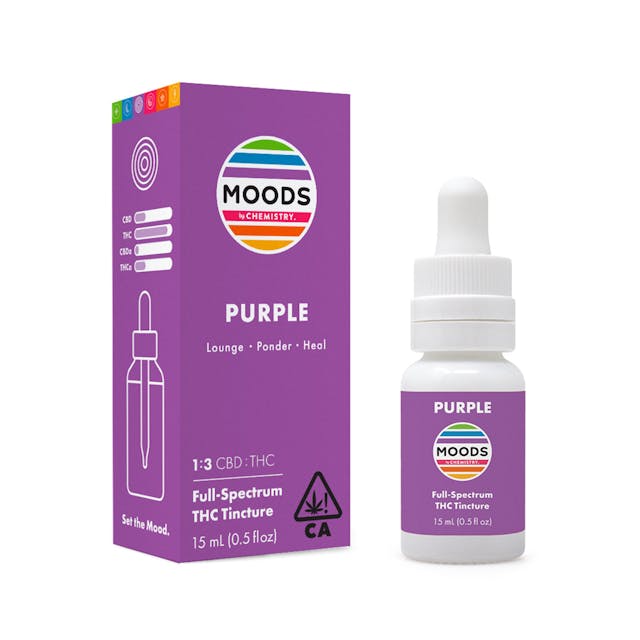 Photograph of product: Purple Moods 1:3 CBD/TH-oui - 