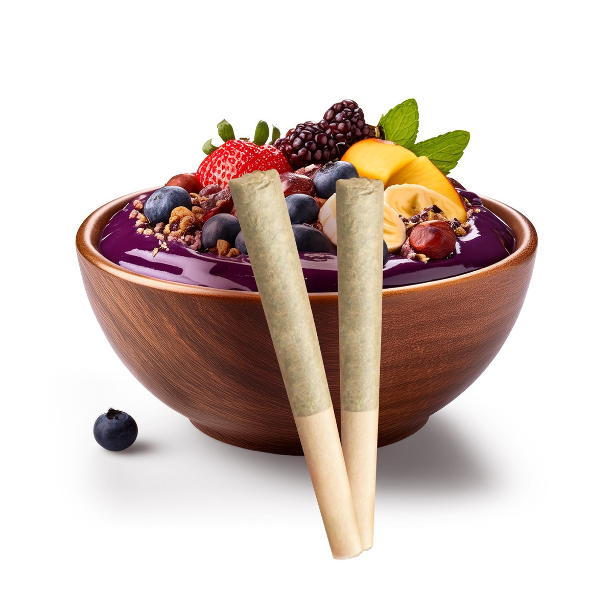 Photograph of product: Acai Fruit Bowl | Infused Prerolls 2pk