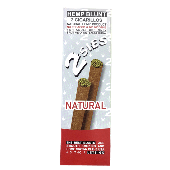 Photograph of product: 2sies - Natural Hemp Blunt Wrap 2pk - 
