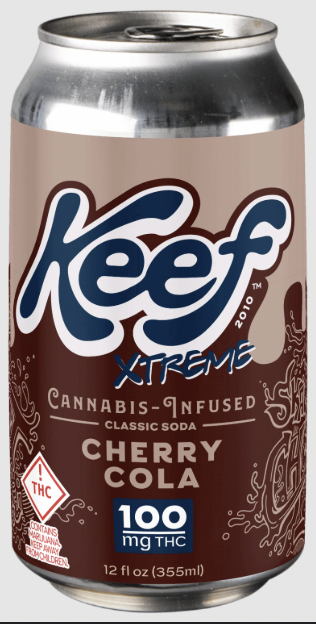 Photograph of product: Keef Cola-100mg - Cherry Bomb Cola