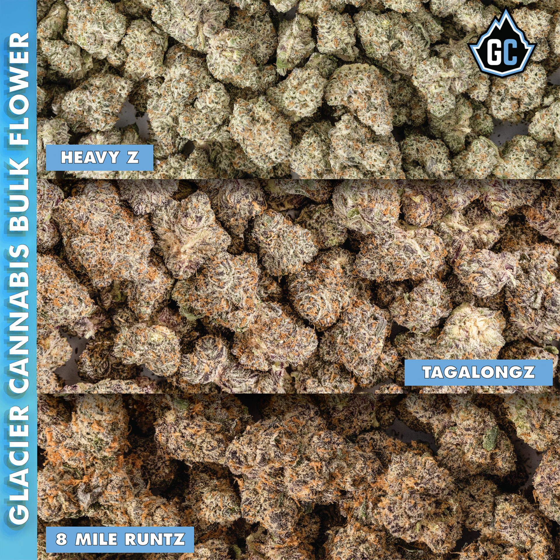 Photograph of product: Blue Dream - 8th - Glacier Oui'd - 3.5g