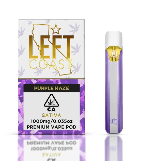 Photograph of product: LEFT COAST | PURPLE HAZE (S) | 1G POD
