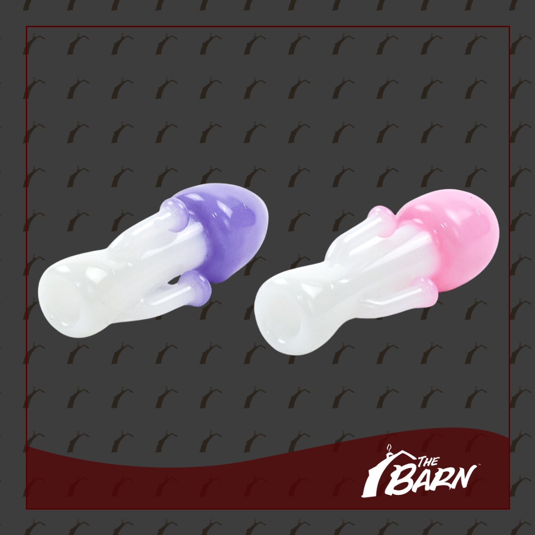 Photograph of product: 4" Tri-shroom Chillum