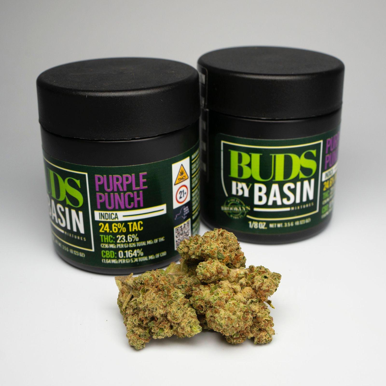 Photograph of product: Buds By Basin | Purple Punch | 3.5g