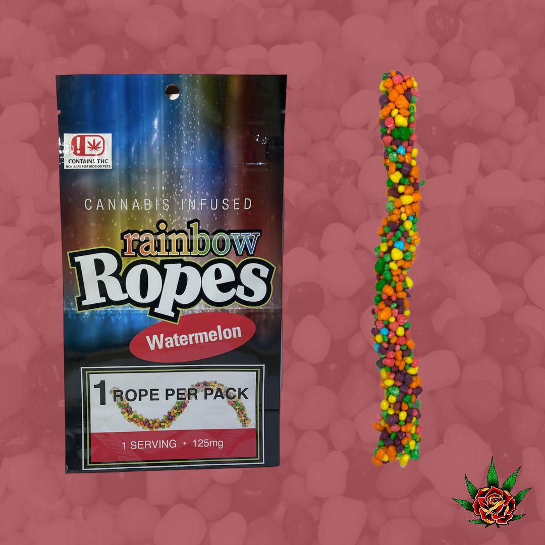 Photograph of Product: Eden Rose-125mg Gummy-Rainbow Rope-Watermelon