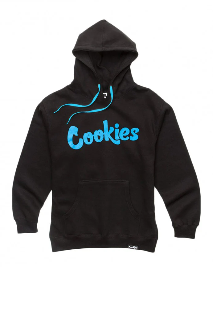 Photograph of product: Original Mint Logo Hoodie - Black/Cookies Blue