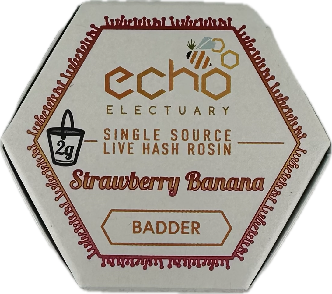 Photograph of product: Strawberry Banana Live au chocolat Rosin | 2g