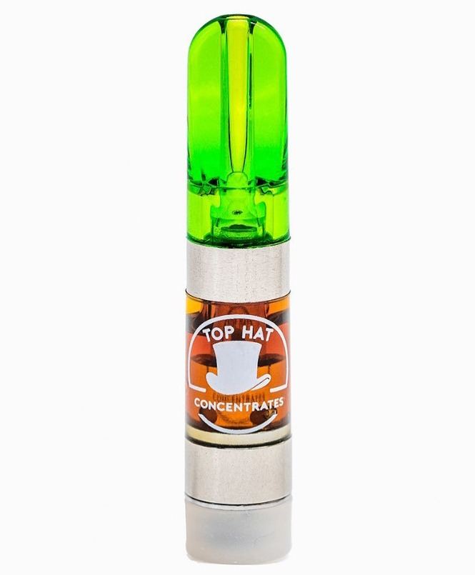 Photograph of product: Blueberry Cupcake Hybrid CO2 Oil Cartridge by Top Hat Concentrates
