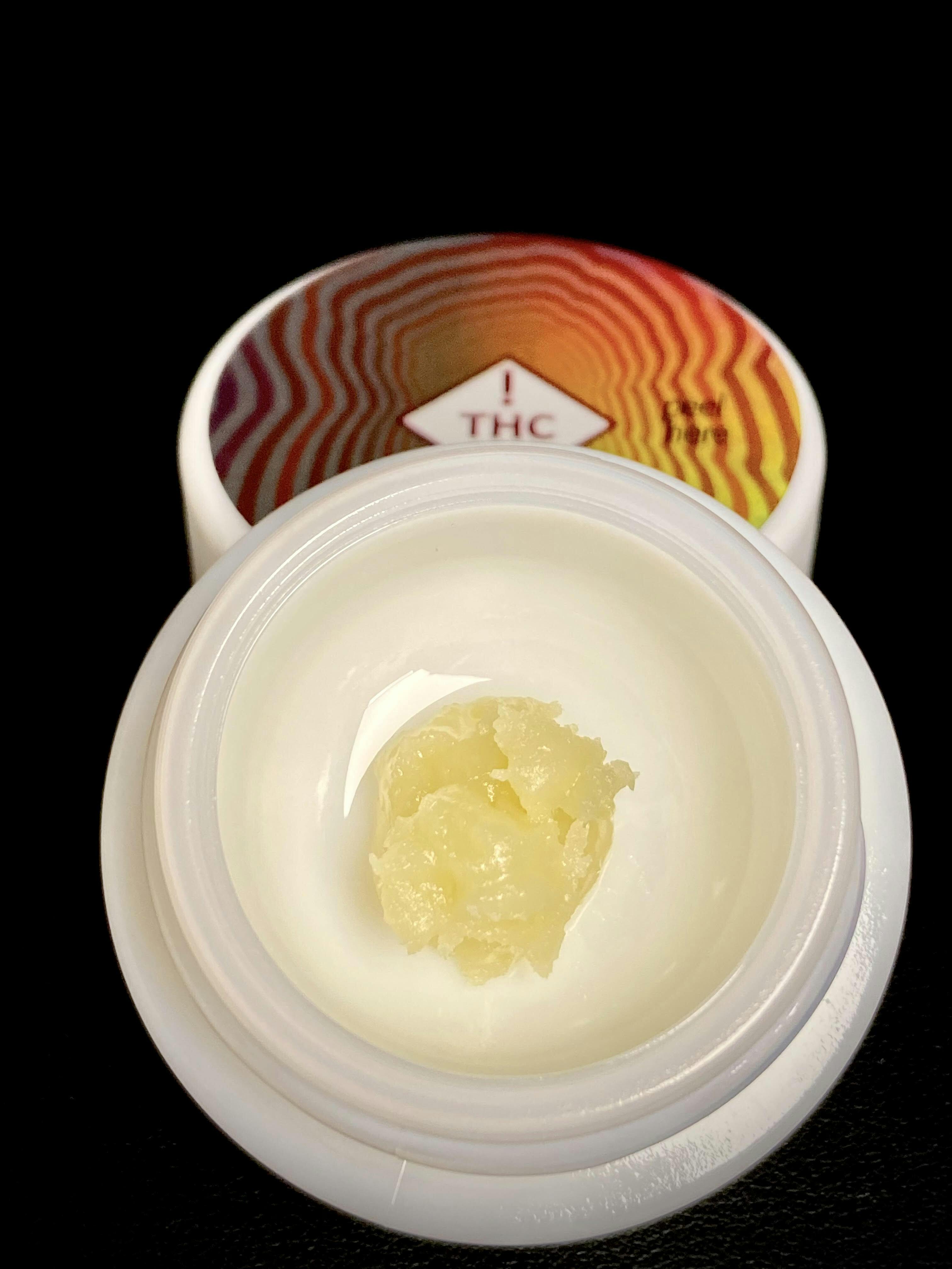 Photograph of product: LazerCat Ultra Premo Rosin Badder- Sour Diesel