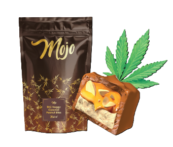 Photograph of product: MOJO | NUGGY CARAMEL PEANUT | HYBRID | CHOCOLATE | 200MG | REC