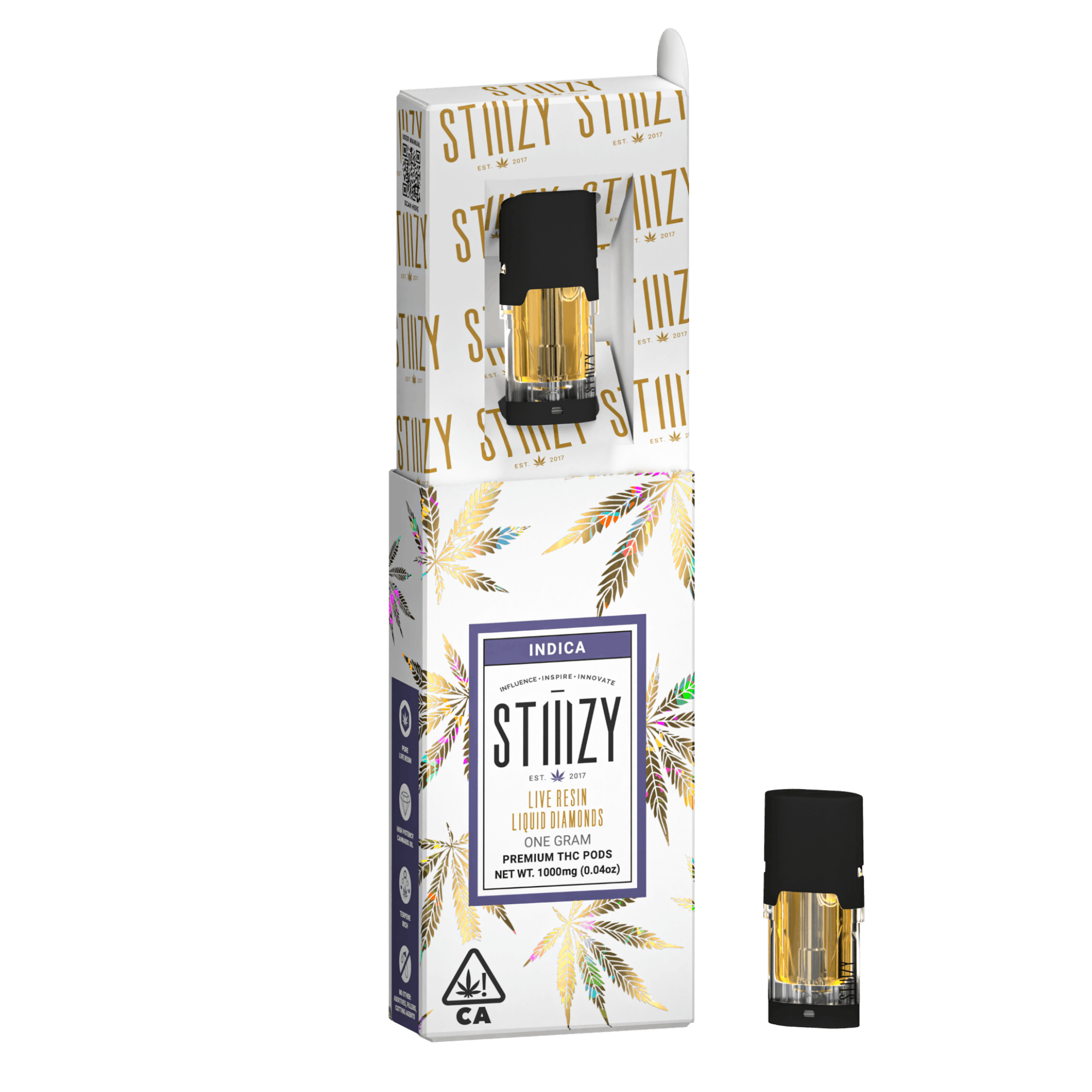 Photograph of product: Stiiizy Tahoe OG 1g Live Resin Liquid Diamond Pod