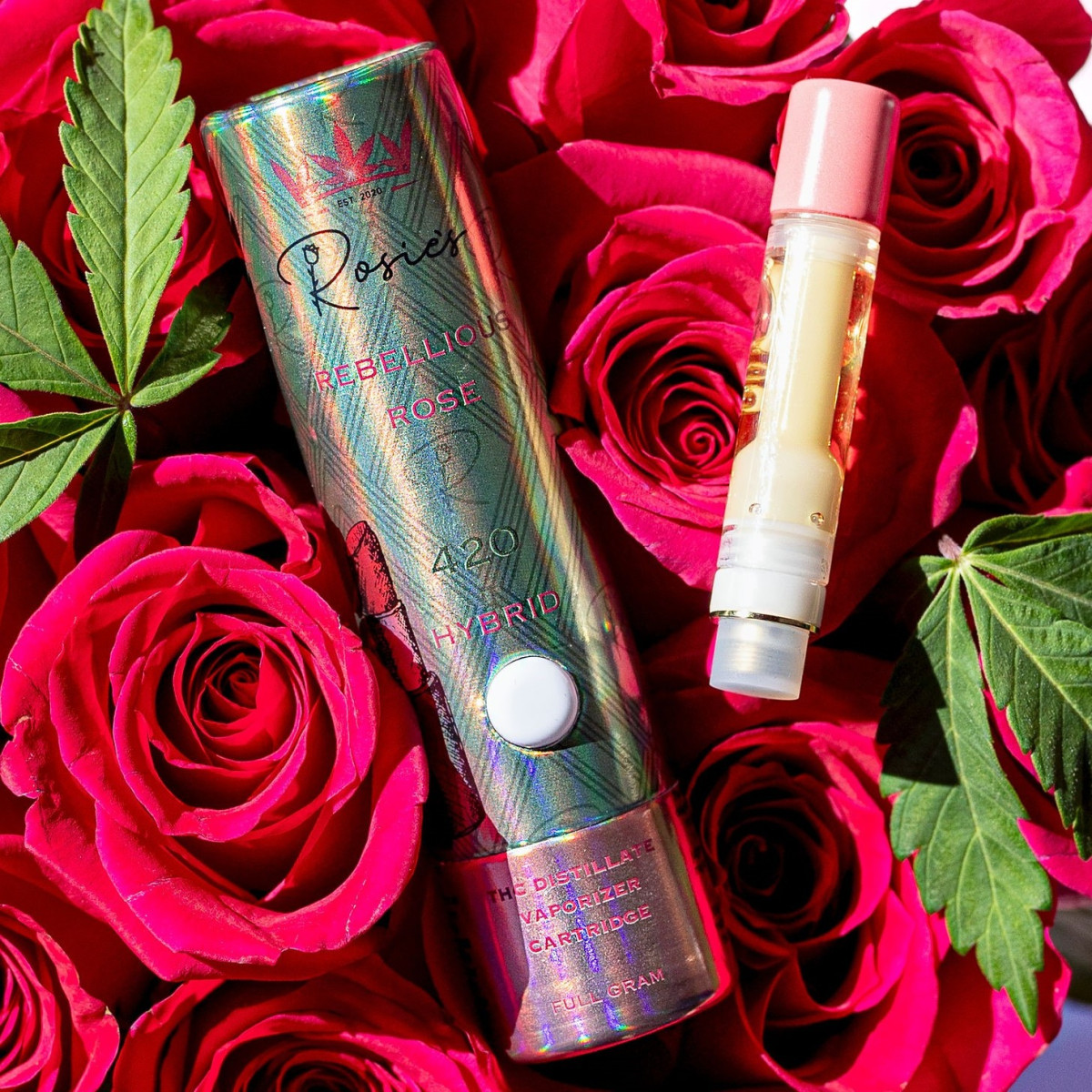 Photograph of Product: Rosie's | Rebellious Rose | 1g Cartridge