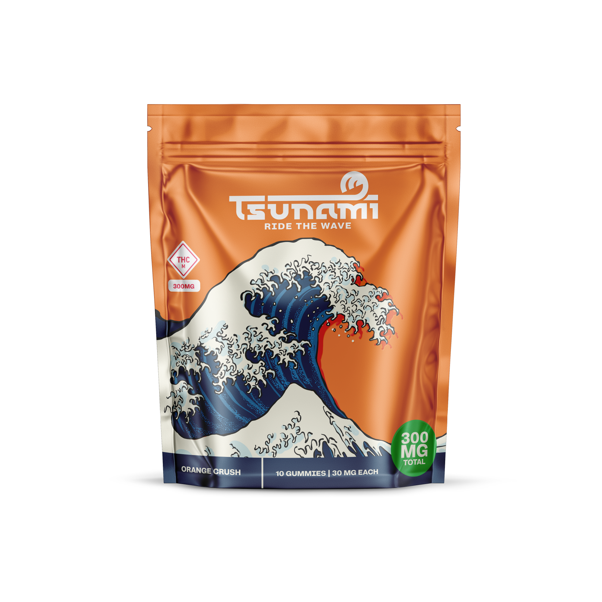 Photograph of product: TSUNAMI - ORANGE CRUSH 300mg