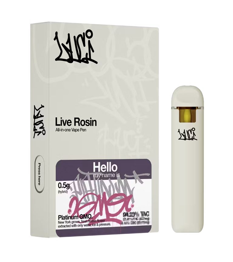 Photograph of Product: Luci | Platinum GMO | Live Rosin Disposable Vape