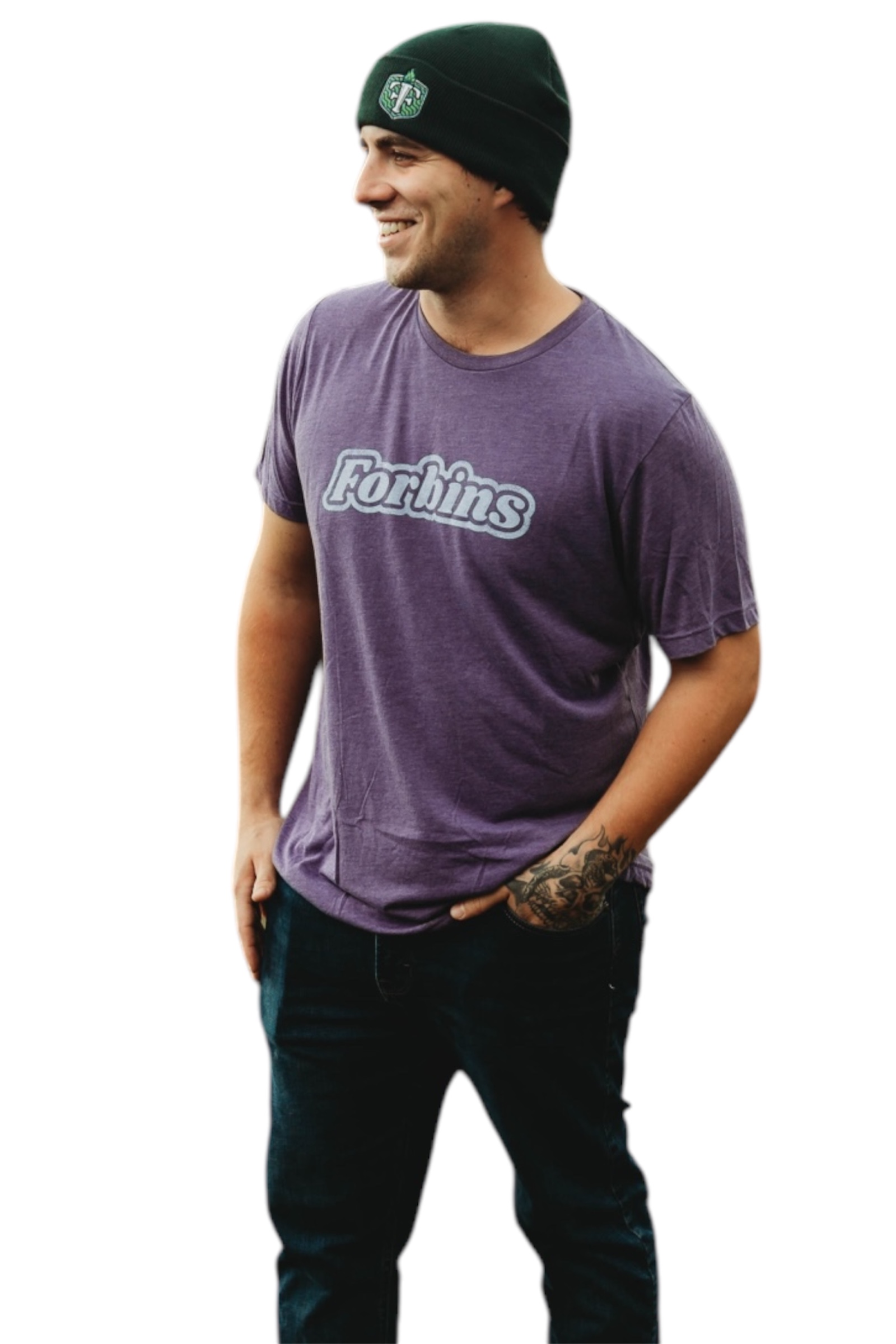 Photograph of product: Forbins Purple Tshirt-Small