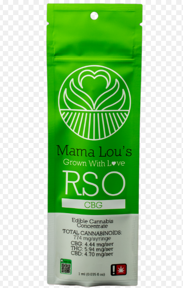 Photograph of product: Mama Lou - 1G RSO - CBG Extract Dripper