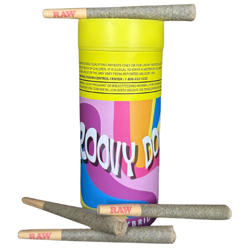 Photograph of product: Thunder Canna Tropicanna Cookies Hybrid (Groovy) Pre-Rolls 14 Pack 14g