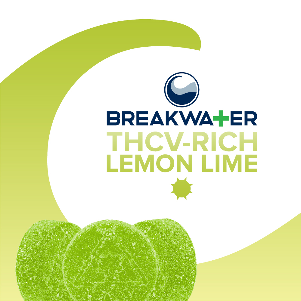 Photograph of product: TH-ouiV-Rich Lemon Lime Gummies (10pk) (100mg)