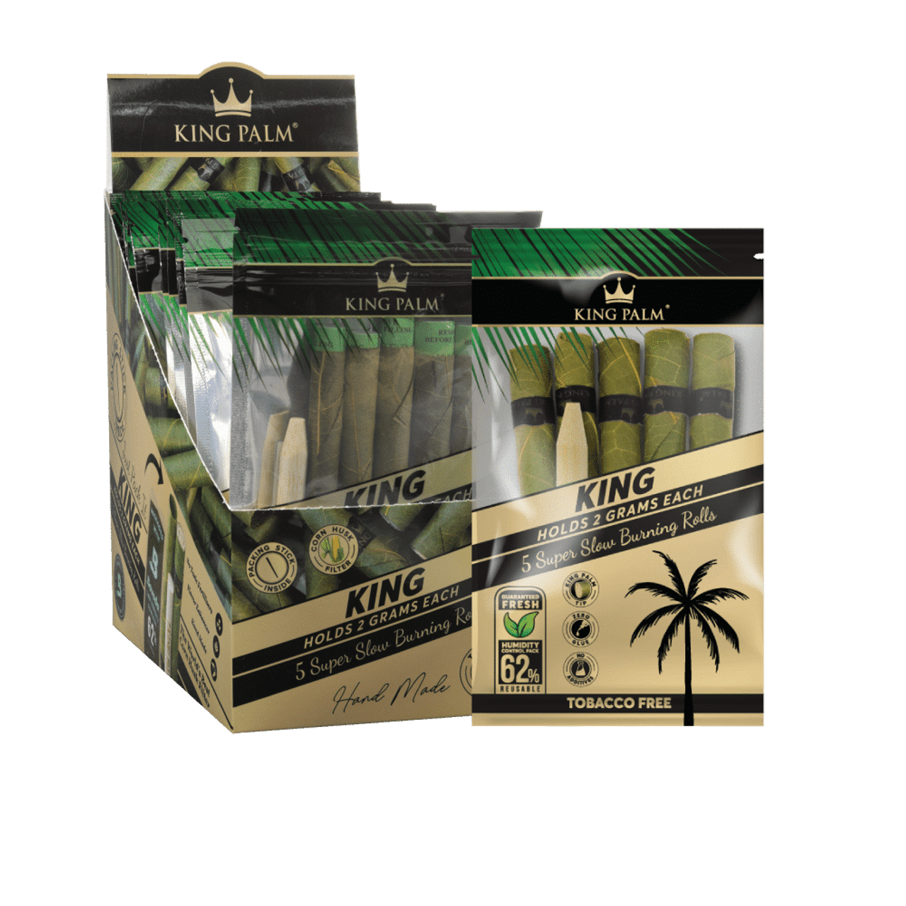 Photograph of product: King Palm Natural King Size 5pk