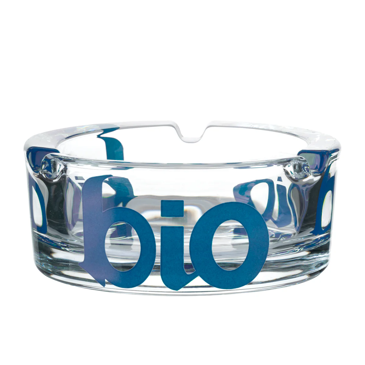 Photograph of product: BIO Glass Classic Ashtray 3" - Blue
