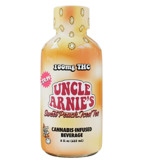 Photograph of product: Sweet Peach Iced Tea [H] | 8oz 100mg  Beverage | Uncle Arnie's