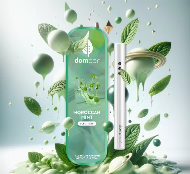 Photograph of product: DomPen - 1g AIO - Mint 1:1