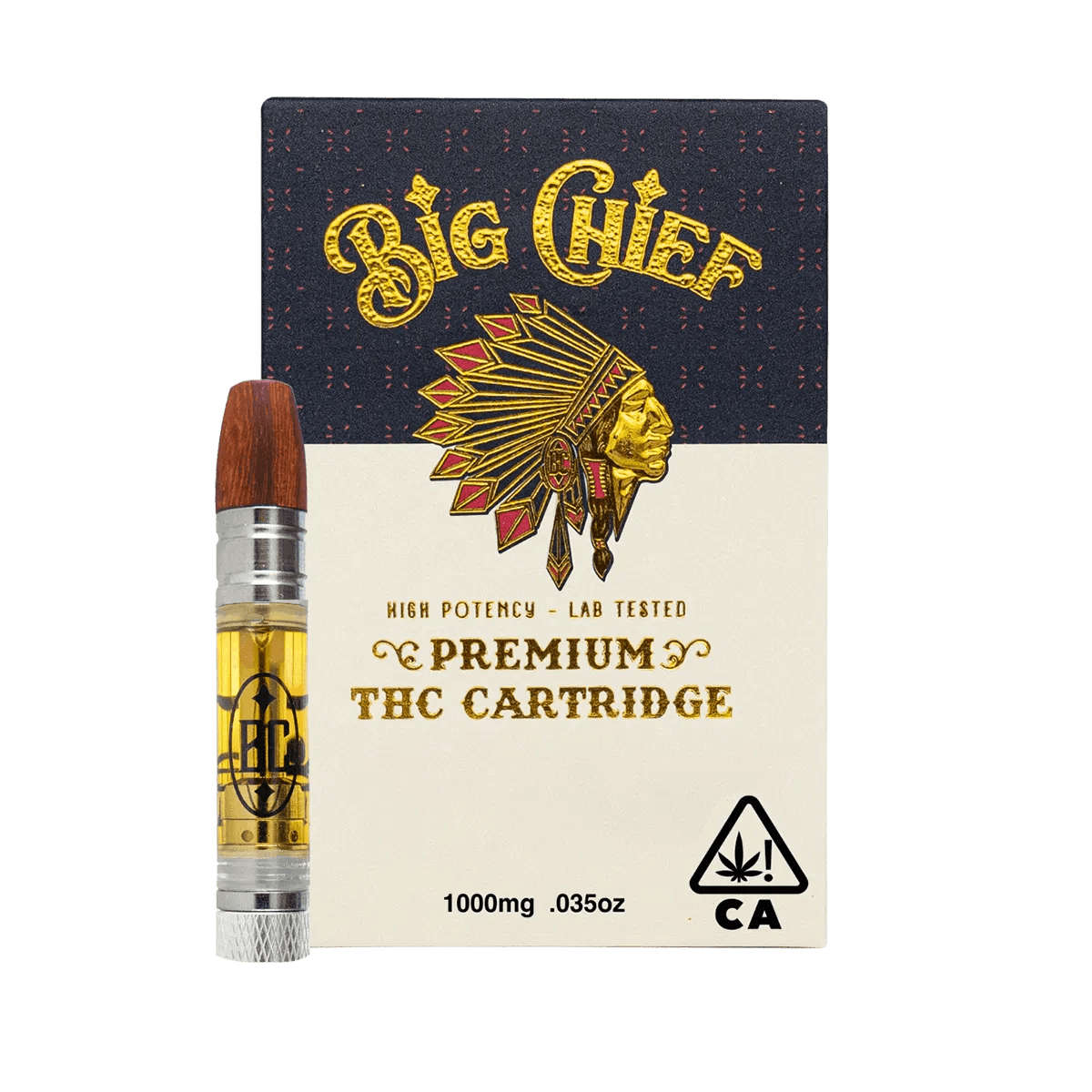 Photograph of product: Big Chief Jack Herer .8g CDT Vape Cart